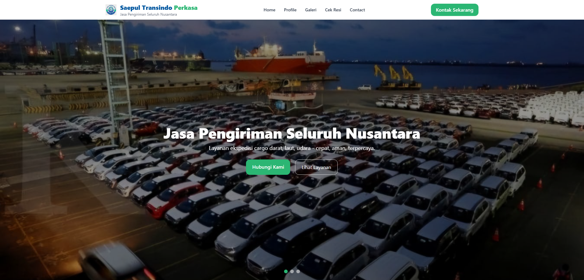 Saepul Transindo Perkasa Logistics Website
