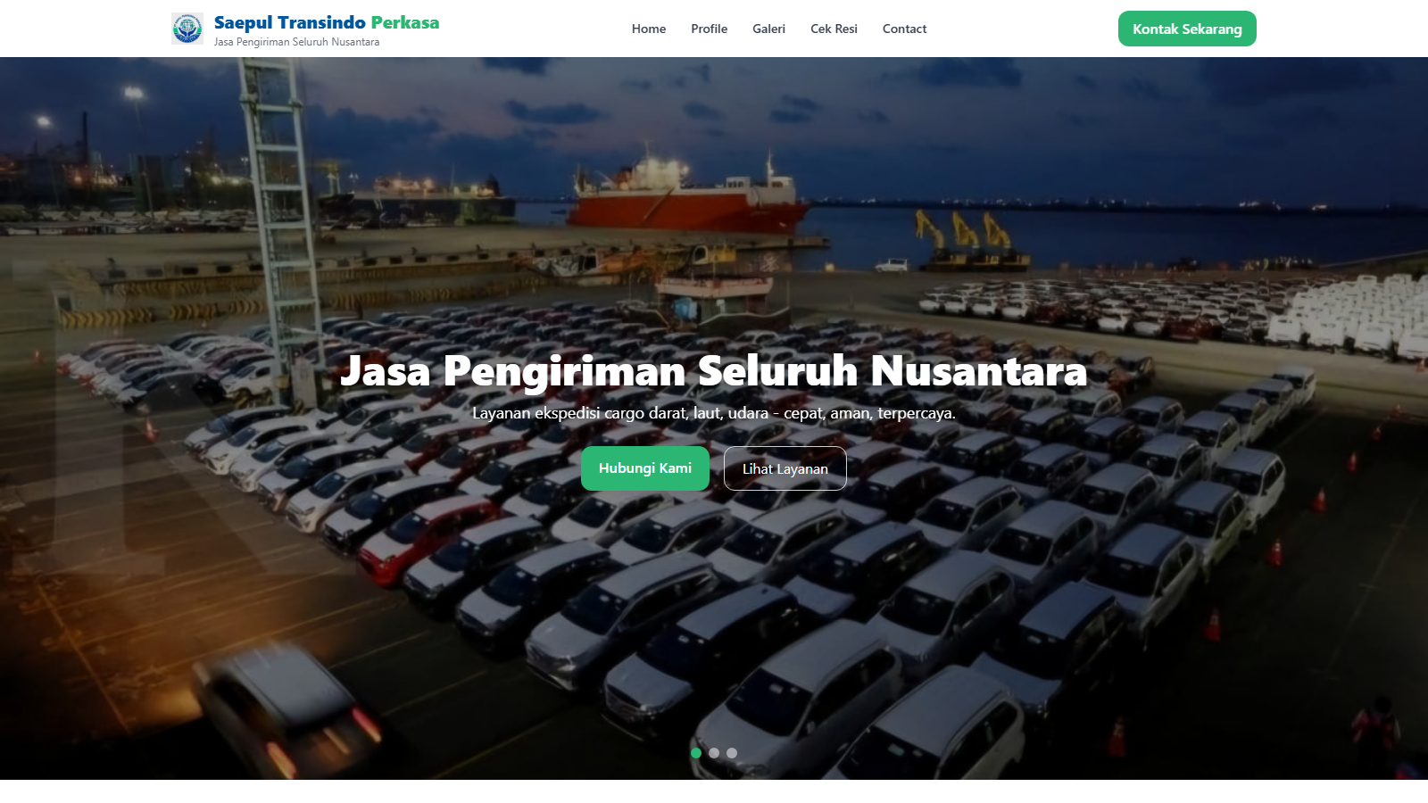 Saepul Transindo Perkasa Logistics Website